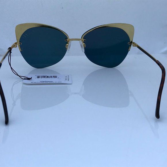 Leith Sunglasses Women Sunglasses Gold Plated Cat - Picture 8 of 14